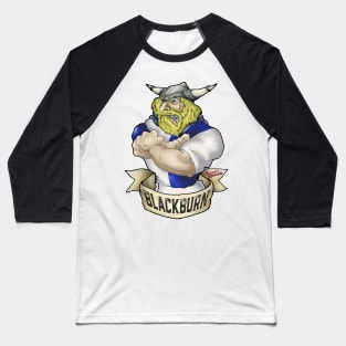 Blackburn Rovers Viking Rover Mascot Baseball T-Shirt